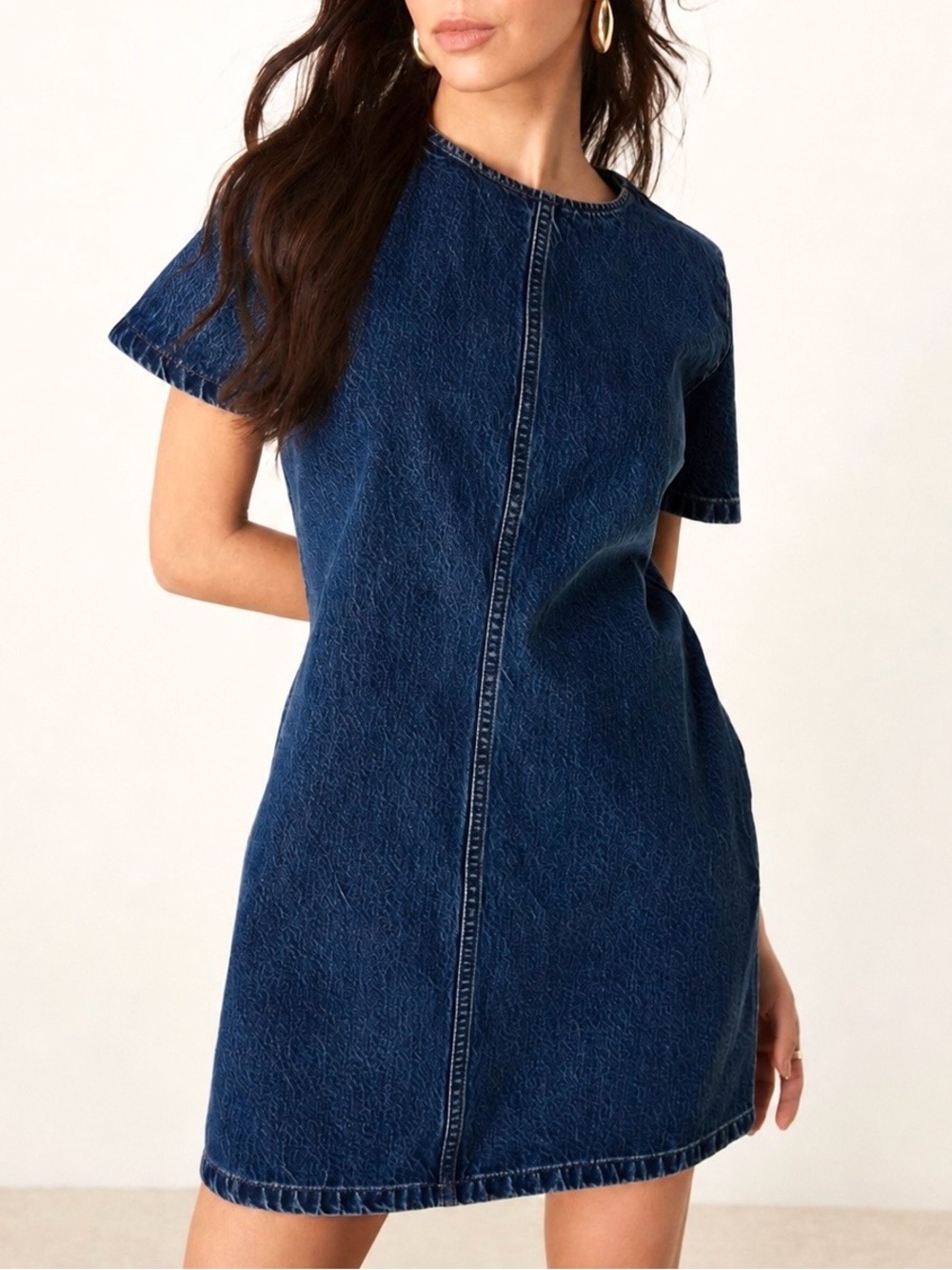 Abercrombie & Fitch NWT Denim Mini Shift Dress